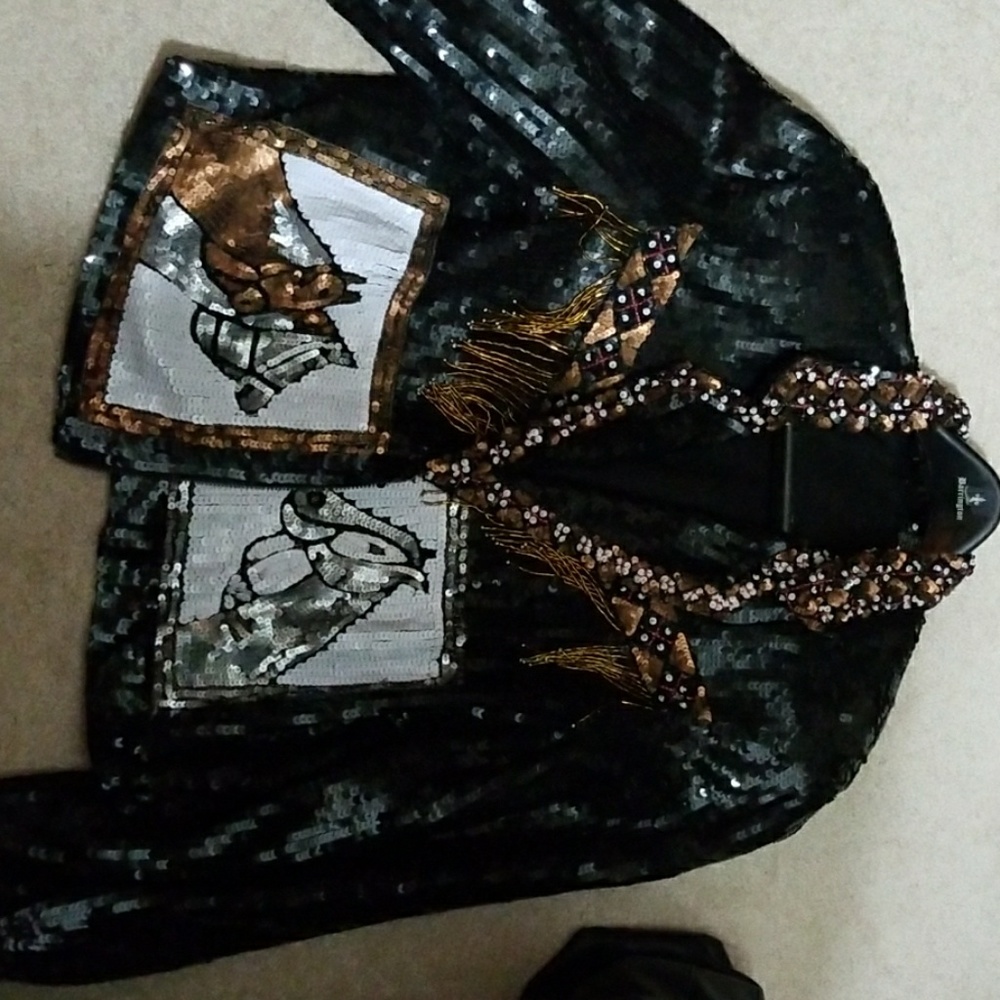 Western Jacket Sequence all silk